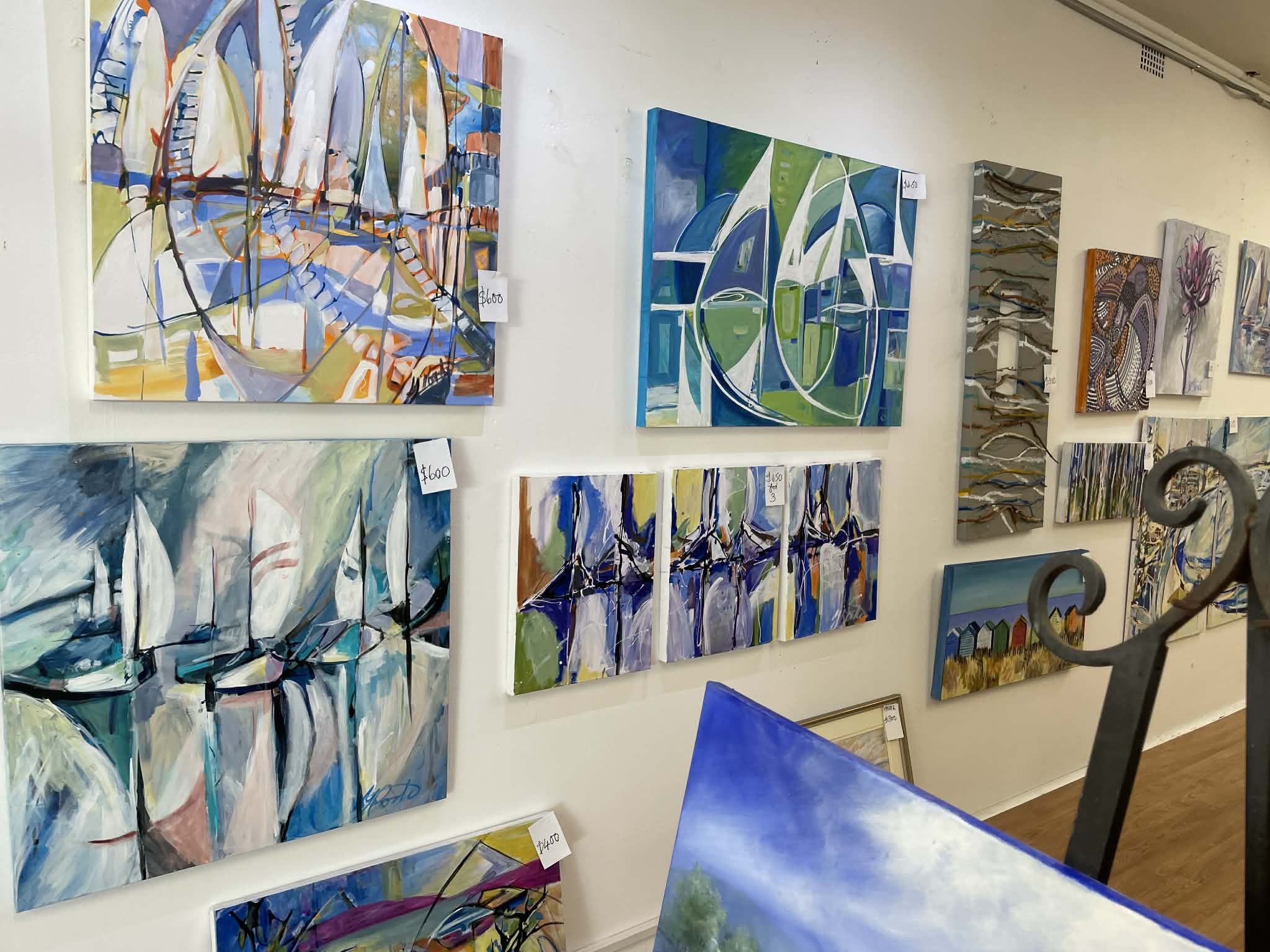 Exhibition — sold works